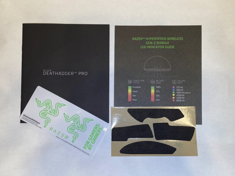 DeathAdder V4 Pro　同梱品2
