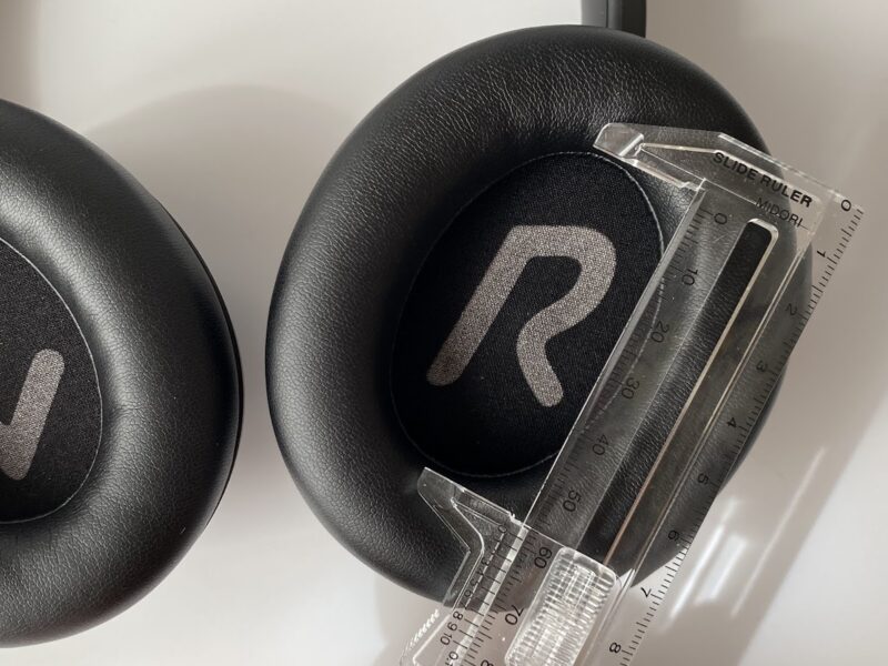 TRUEFREE HF-10 イヤーパッドの大きさ測定